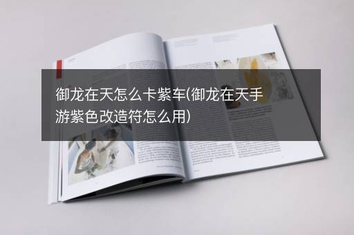 御龙在天怎么卡紫车(御龙在天手游紫色改造符怎么用)