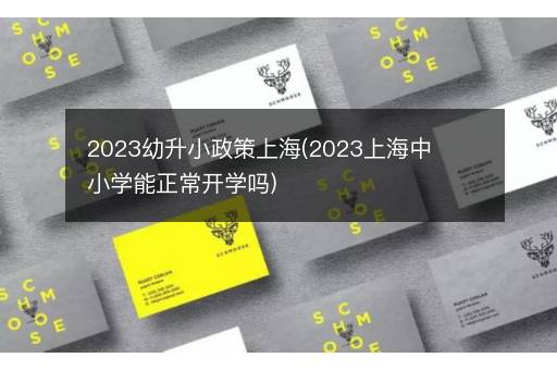 2023幼升小政策上海(2023上海中小学能正常开学吗)